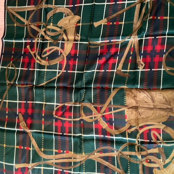 Lauren by Ralph Lauren plaid Silk scarf - Picture 5 of 5